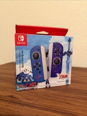 Nintendo Joy‑Con Controller Pair in Blue and Purple Zelda Edition